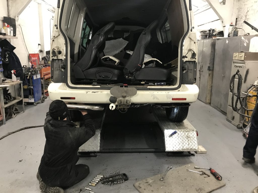T5 Transporter has a Tidy up Merton Bank Auto Body Repairs